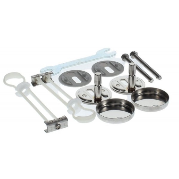 Hinges (connection set toilet-seat) 12,7x18,1cm Toilet seat hinges Hinges (connection set toilet-seat) 12,7x18,1cm Toilet seat hinges