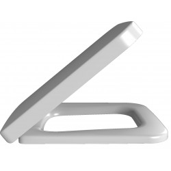 Toilet-seat soft closing, style: Wrapover, color: White Toilet seats & covers
