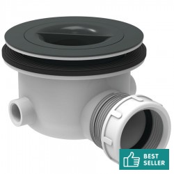 Waste Valve for shower tray 90mm, without cover Without overflow material: ABS surface: Matt, color: No color Waste overflows