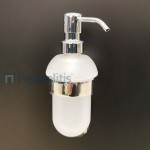 Dispenser από inox επίτοιχος τύπος 220ml, AISI 316, χρώμα: Χρωμέ επιφάνεια: Βουρτσισμένη Dispenser