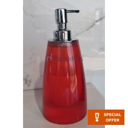 Dispenser countertop material: Brass, color: Red surface: Glossy
