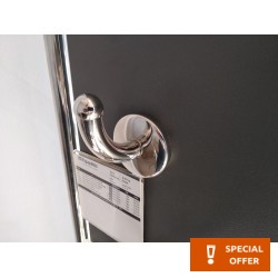 Άγκιστρο από inox μονό, χρώμα: Χρωμέ επιφάνεια: Γυαλιστερή
