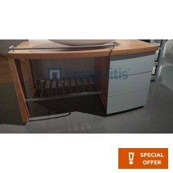 Βάση επίπλου χωρίς νιπτήρα 110x43,5x50 από ξύλο επιδαπέδιου τύπου, χρώμα: Ξύλο Κερασιά Βάσεις επίπλου χωρίς νιπτήρα