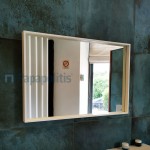 Καθρέπτης, σχήμα: Ορθογώνιο 90x60 από solid surface, χρώμα: Λευκό Καθρέπτες μπάνιου Καθρέπτης, σχήμα: Ορθογώνιο 90x60 από solid surface, χρώμα: Λευκό Καθρέπτες μπάνιου