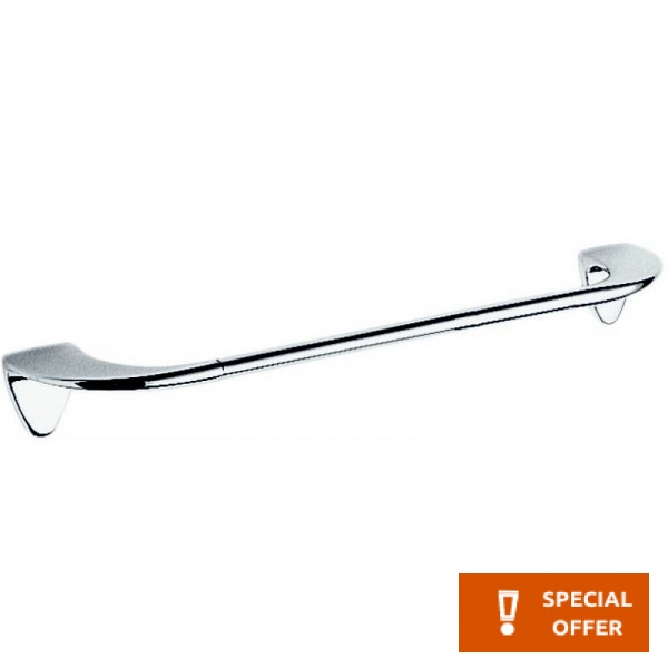 Towel 40cm Fixed material: Brass single, color: Chrome surface: Glossy Towel rails