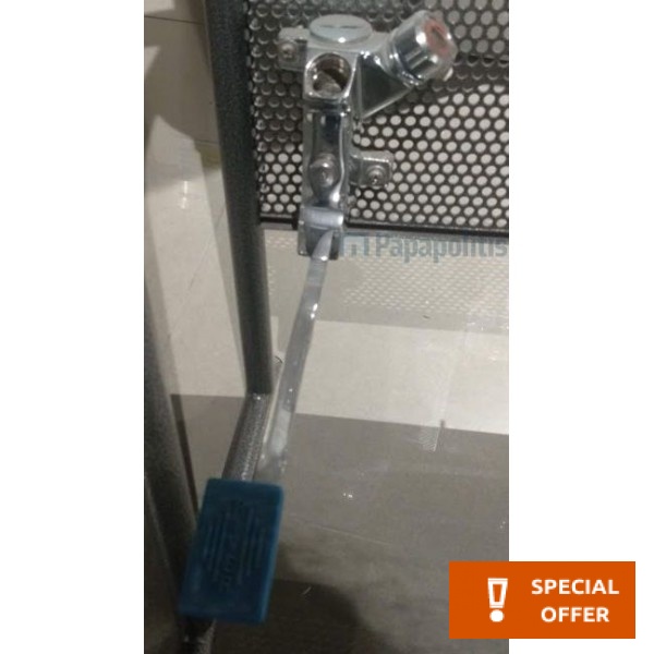 Foot control plate material: Brass Foot pedal flush systems