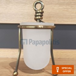 Ποτηροθήκη από ορείχαλκο επικαθήμενος τύπος, χρώμα: Μπρονζέ επιφάνεια: Βουρτσισμένη Ποτηροθήκες