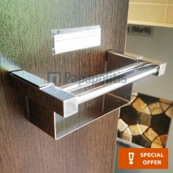 Sponge box material: Brass Double-mounted deep Single, color: Chrome surface: Glossy Shower baskets