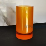 Cupholder countertop material: Crystal, color: Orange surface: Glossy Tumbler holders Cupholder countertop material: Crystal, color: Orange surface: Glossy Tumbler holders