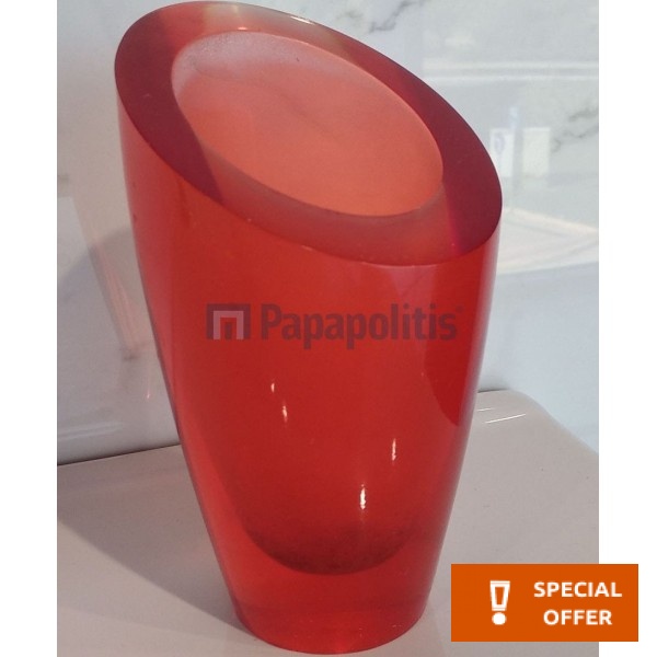 Cupholder countertop material: Crystal, color: Red surface: Glossy Cupholder countertop material: Crystal, color: Red surface: Glossy