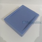 Σαπουνοθήκη από πορσελάνη επικαθήμενος τύπος λιλά, χρώμα: Μπλε επιφάνεια: Γυαλιστερή Σαπουνοθήκες Σαπουνοθήκη από πορσελάνη επικαθήμενος τύπος λιλά, χρώμα: Μπλε επιφάνεια: Γυαλιστερή Σαπουνοθήκες