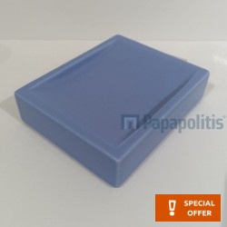 Soap countertop material: Porcelain, color: Blue surface: Glossy Soap holders