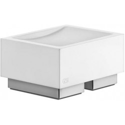 Σαπουνοθήκη από ορείχαλκο επικαθήμενος τύπος, χρώμα: Χρωμέ/Λευκό επιφάνεια: Γυαλιστερή Σαπουνοθήκες