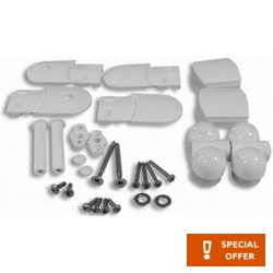 Hinges (Cabin connection set) material: Plastic, color: No color Shower joints