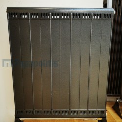 Σώμα Καλοριφέρ-Πάνελ από χαλκό σαγρέ-Ανάγλυφη, 65,5x61, χρώμα: Γκρι Σκούρο Σώματα Καλοριφέρ-Πάνελ