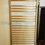 Πετσετοθήκη θερμαινόμενη 50x110 από χαλκό επίτοιχη, χρώμα: Μπρονζέ επιφάνεια: Βουρτσισμένη Πετσετοθήκες θερμαινόμενες