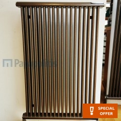 Πετσετοθήκη θερμαινόμενη 50x75 από χαλκό επίτοιχη, διπλή, arabescato επιφάνεια: Γυαλιστερή Πετσετοθήκες θερμαινόμενες