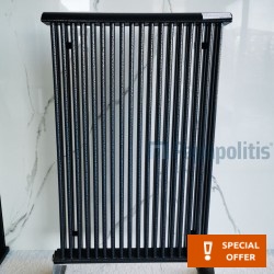 Σώμα Καλοριφέρ-Πάνελ 50x75 από χαλκό, χρώμα: Μαύρο Σώματα Καλοριφέρ-Πάνελ