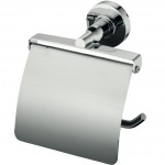 Paper holder with cover material: Brass, color: Chrome surface: Glossy Toilet paper holders Paper holder with cover material: Brass, color: Chrome surface: Glossy Toilet paper holders