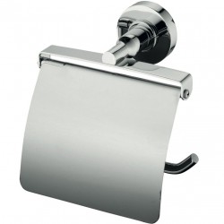 Paper holder with cover material: Brass, color: Chrome surface: Glossy