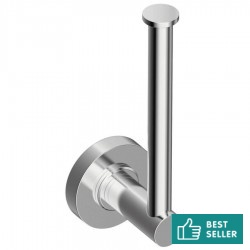 Paper holder vertical material: Brass, color: Chrome surface: Glossy Toilet paper holders