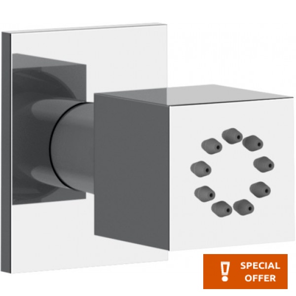 Shower (jet), color: Chrome material: Brass surface: Glossy Wall-mounted shower heads