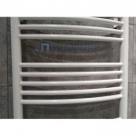 Heated towel rack 50x150 material: Copper, color: White surface: Glossy Heated towel rails Heated towel rack 50x150 material: Copper, color: White surface: Glossy Heated towel rails