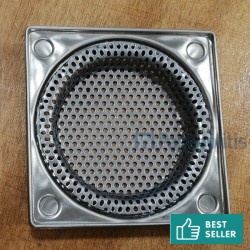 Κάλυμμα σιφωνιού φίλτρο σίτας από inox, χρώμα: Χρωμέ Καπάκια
