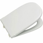 Toilet-seat, style: Sandwich, color: White Toilet seats & covers