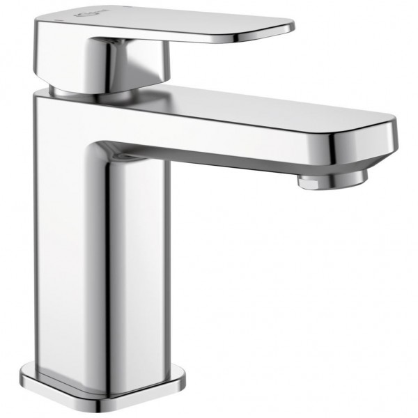 Wash basin tap Deck-mounted material: Brass mixer With pop-up waste set Μ size, color: Chrome surface: Glossy Deck-mounted