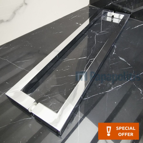 Shower grab-bars, color: Chrome Shower grab-bars, color: Chrome
