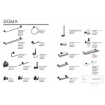 Σπογγοθήκη από ορείχαλκο βαθιά μονής στήριξης μονή 21x13x55, χρώμα: Χρωμέ επιφάνεια: Γυαλιστερή Σπογγοθήκες