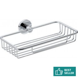 Sponge box material: Brass Single Single-mounted deep 21x13x55, color: Chrome surface: Glossy Shower baskets