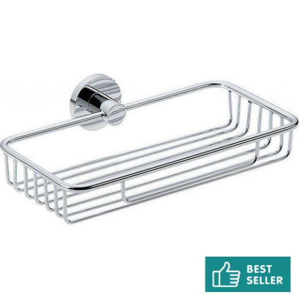 Σπογγοθήκη από ορείχαλκο βαθιά μονής στήριξης μονή 21x13x55, χρώμα: Χρωμέ επιφάνεια: Γυαλιστερή Σπογγοθήκες