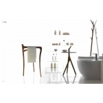 Καλόγερος Iroko, 0,85cm από ξύλο, χρώμα: Καφέ επιφάνεια: Ματ Καλόγεροι Καλόγερος Iroko, 0,85cm από ξύλο, χρώμα: Καφέ επιφάνεια: Ματ Καλόγεροι
