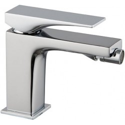 Bidet mixer material: Brass, color: Chrome surface: Glossy Deck-mounted