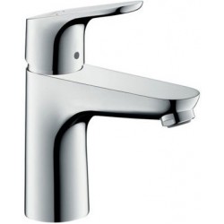 Wash basin tap Deck-mounted material: Brass mixer With pop-up waste set Μ size 100, color: Chrome surface: Glossy Deck-mounted