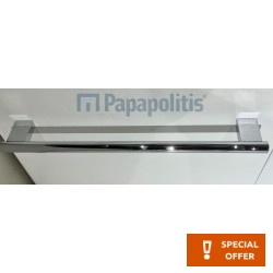 Towel 45cm Fixed material: Brass single, color: Chrome surface: Glossy Towel rails