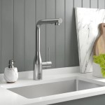 Kitchen tap Deck-mounted material: Brass With Pull-Out Spray 2 jets Supersteel, color: Chrome surface: Brushed Deck-mounted Kitchen tap Deck-mounted material: Brass With Pull-Out Spray 2 jets Supersteel, color: Chrome surface: Brushed Deck-mounted