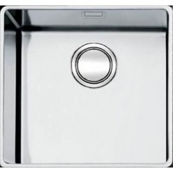 Νεροχύτης ανοξείδωτος 52x42 από inox επιφάνεια: Σατινέ χωρίς πάγκο υποκαθήμενος, 1 γούρνα (54,2x44,2cm), χρώμα: Χρωμέ Ανοξείδωτοι