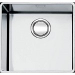 Νεροχύτης ανοξείδωτος 52x42 από inox επιφάνεια: Σατινέ χωρίς πάγκο υποκαθήμενος, 1 γούρνα (54,2x44,2cm), χρώμα: Χρωμέ Ανοξείδωτοι