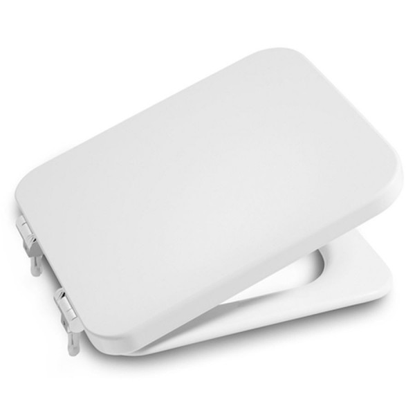 Toilet-seat soft closing, style: Wrapover, color: White Toilet seats & covers