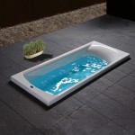 Bathtub Rectangular 150x70 material: Quaryl Carronite, color: White no grab bars surface: Glossy Rectangular
