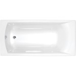 Bathtub Rectangular 150x70 material: Quaryl Carronite, color: White no grab bars surface: Glossy Rectangular