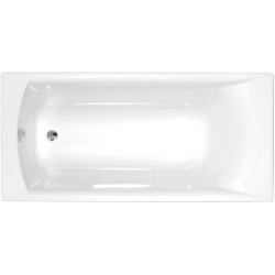 Bathtub Rectangular 150x70 material: Quaryl Carronite, color: White no grab bars surface: Glossy Rectangular