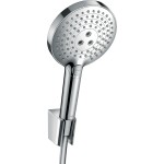 Shower head W/ hose and holder 3 jets 120, color: Chrome surface: Glossy Hand showers