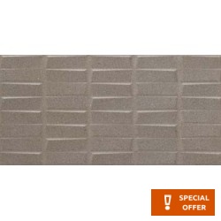 Decor tile 30x60 Italy 1st choice rettificato Stonewall, naturale, hue: Grey Tile Liners (Listello)-Decore