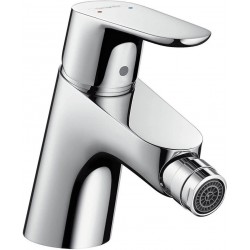Bidet mixer material: Brass with pop-up waste set, color: Chrome surface: Glossy