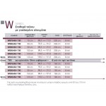 Καμπίνα ντουζιέρας ευθύγραμμη 88,5x200 8mm σταθερή πλαϊνό panel W890, διάφανο κρύσταλλο επιφάνεια: Γυαλιστερή, χρώμα: Χρωμέ Ευθύγραμμες