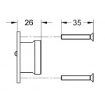 Extension material: Steel Plumbing extensions